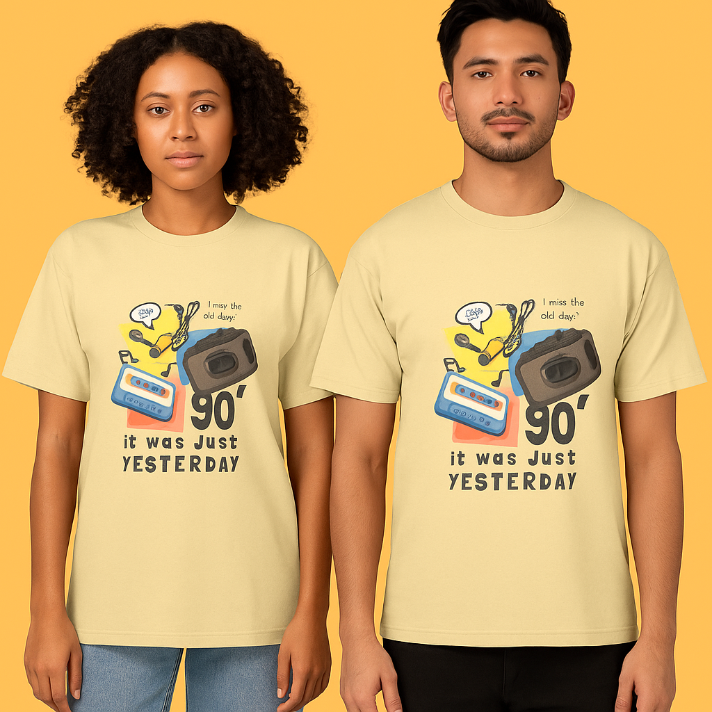 90's Nostalgia Unisex Oversized T-Shirt