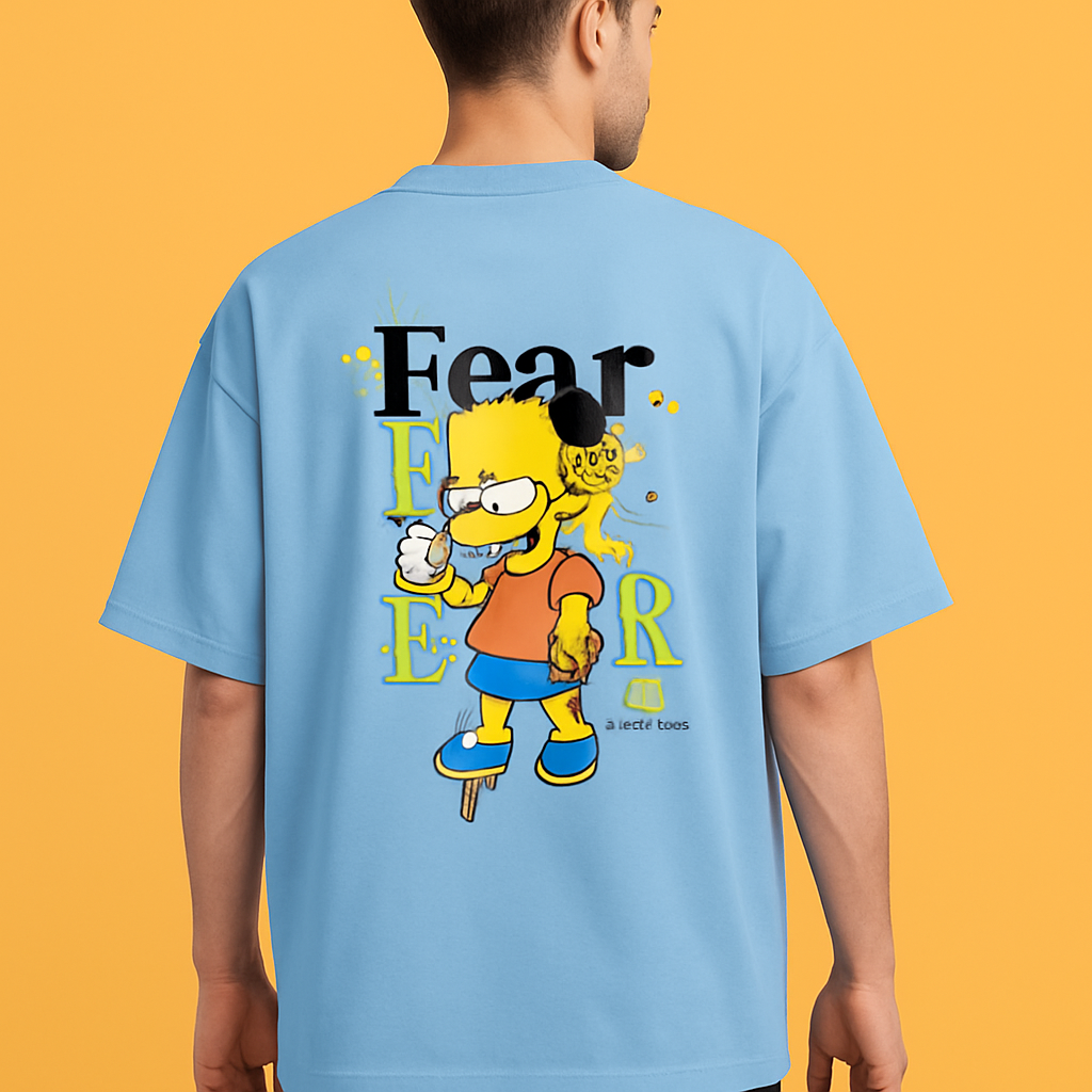 Fear Unisex Terry Oversized Tee