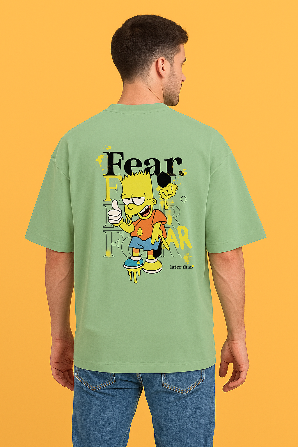 Fear Unisex Terry Oversized Tee