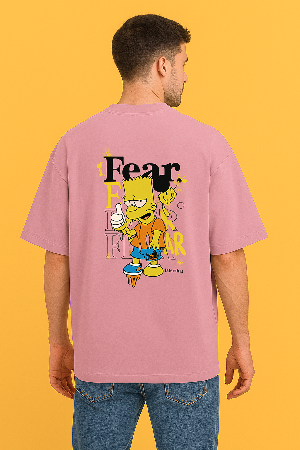 Fear Unisex Terry Oversized Tee