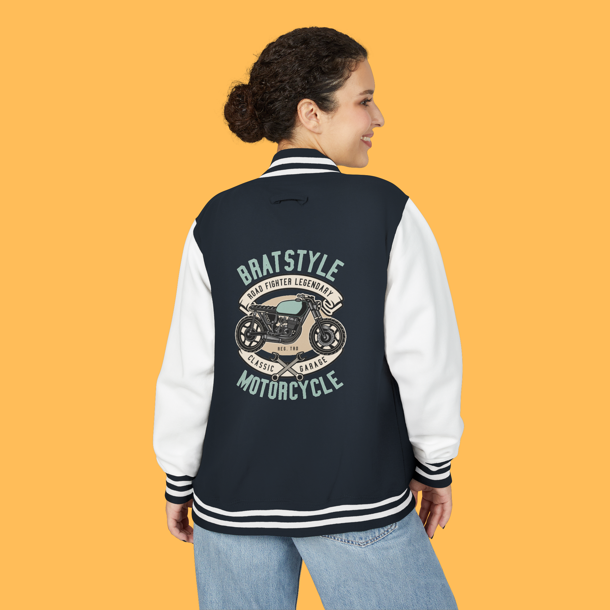 Motorcycle Unisex Varsity Jacket