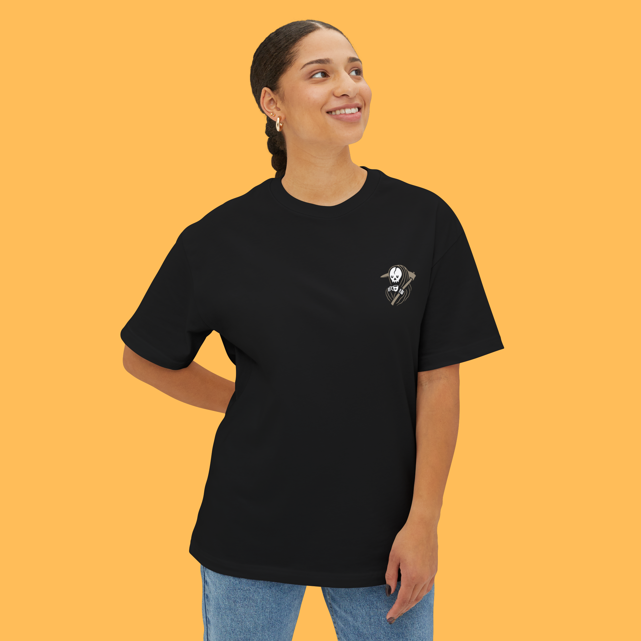 Skeleton Gamer Oversized T-Shirt