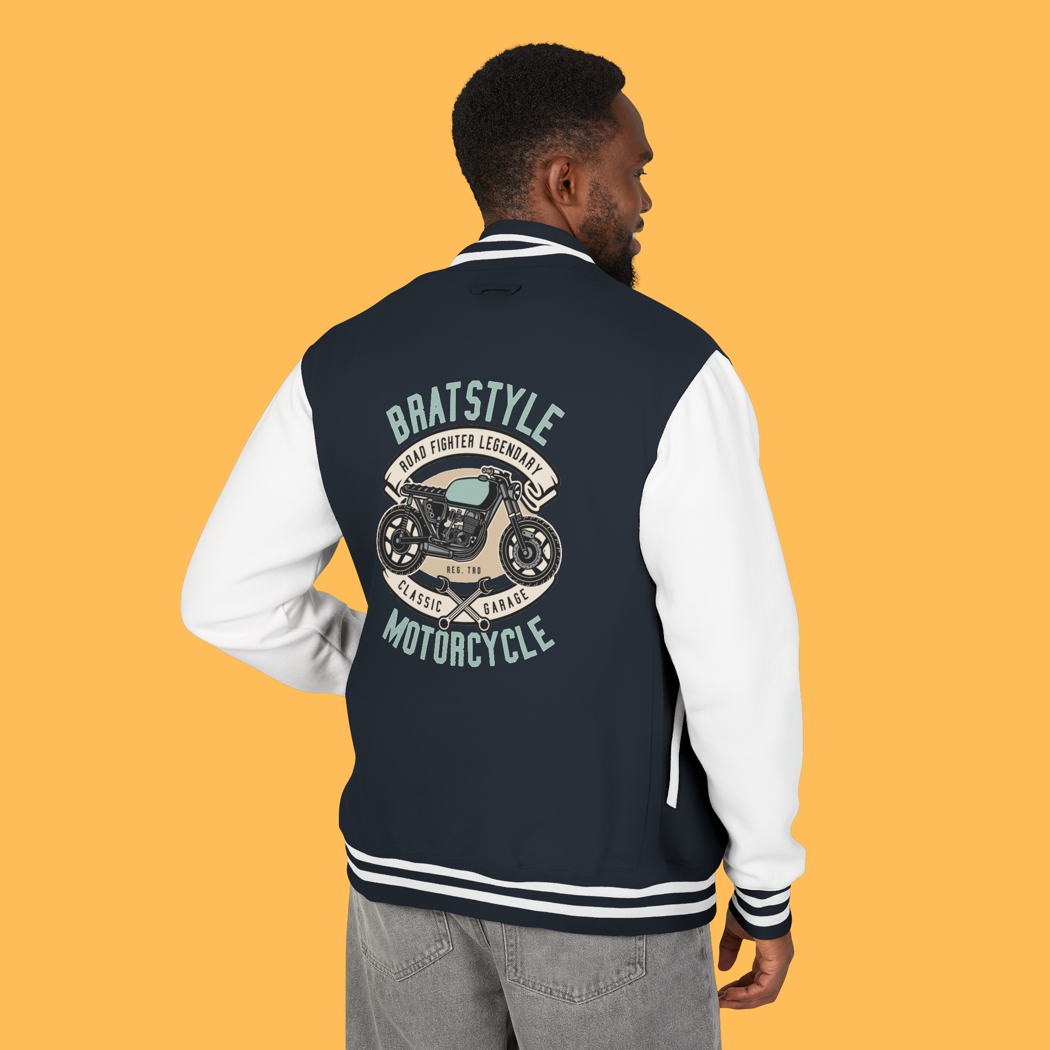 Motorcycle Unisex Varsity Jacket