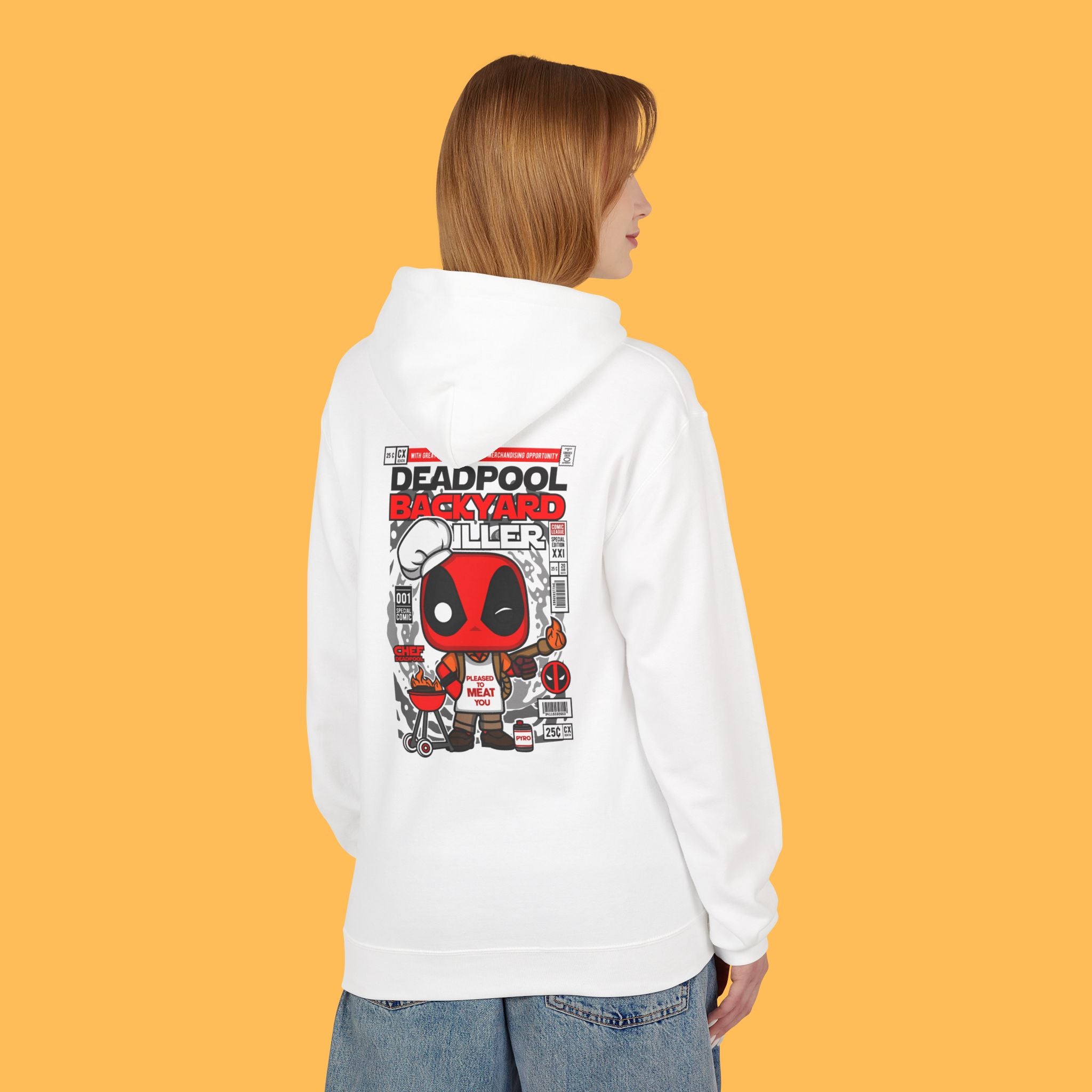 Graphic Streetwear Unisex Hoodie Cozy Deadpool Design