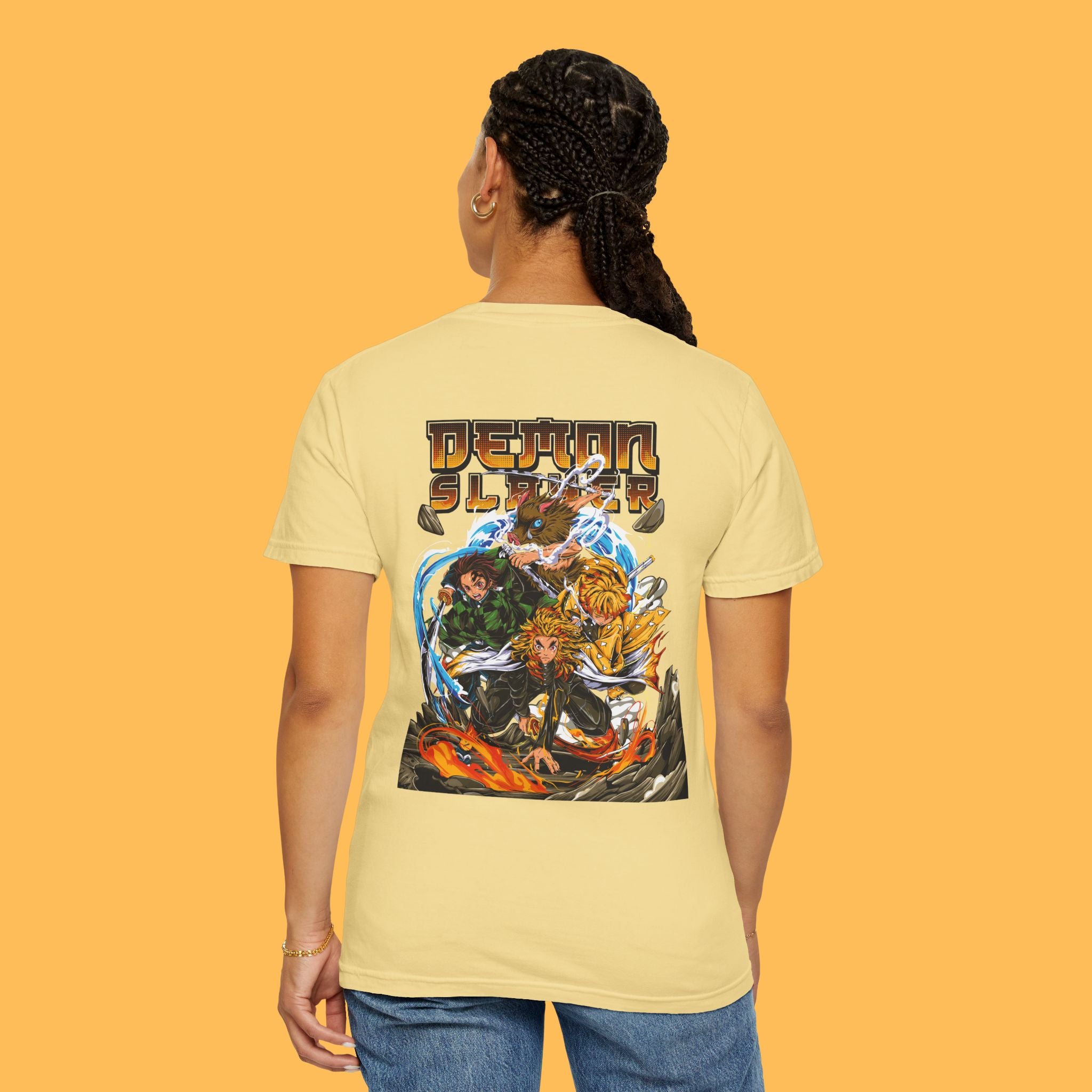 Demon Slayer Graphic Unisex Oversized  T-Shirt