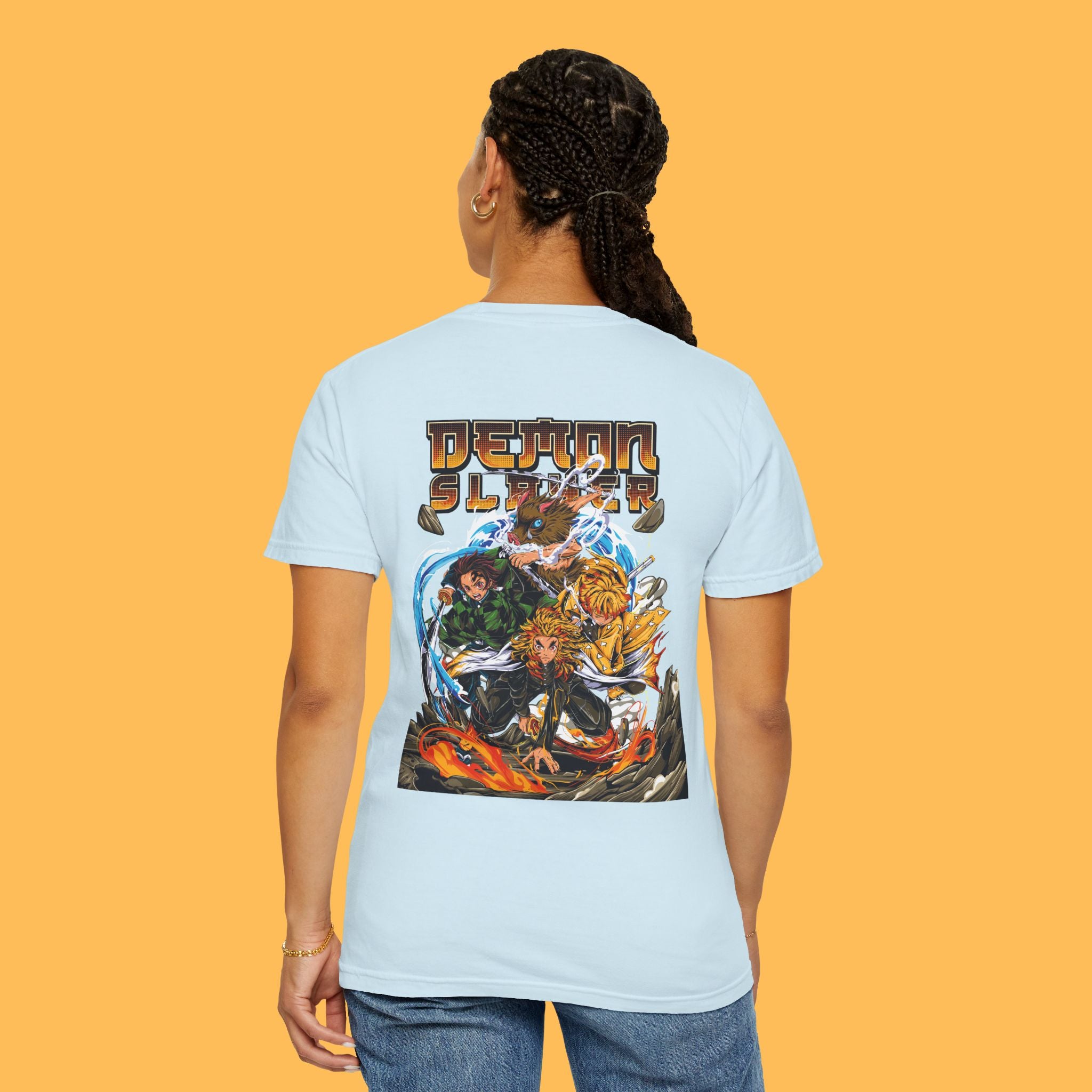 Demon Slayer Graphic Unisex Oversized  T-Shirt