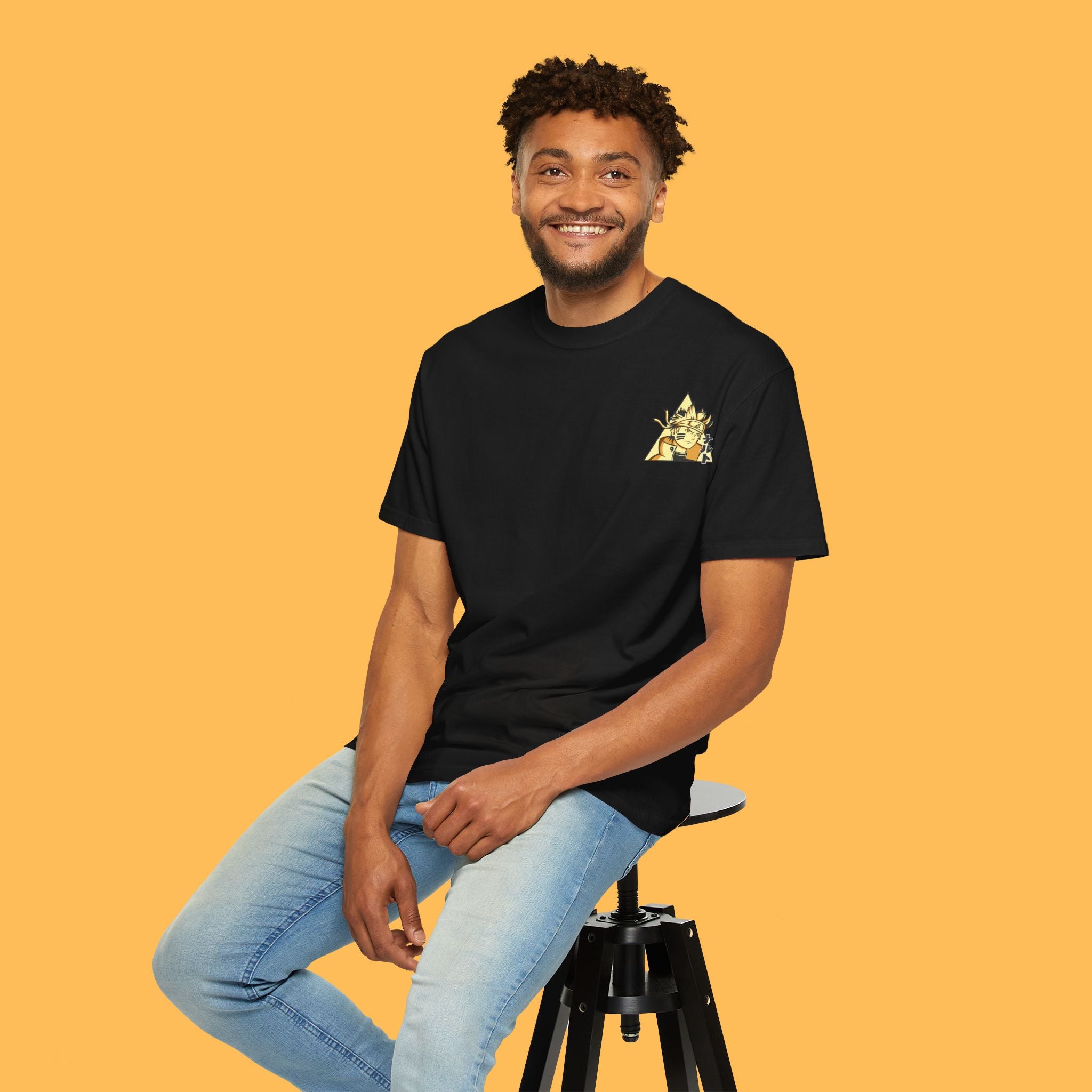Naruto-Inspired Unisex Oversized T-Shirt