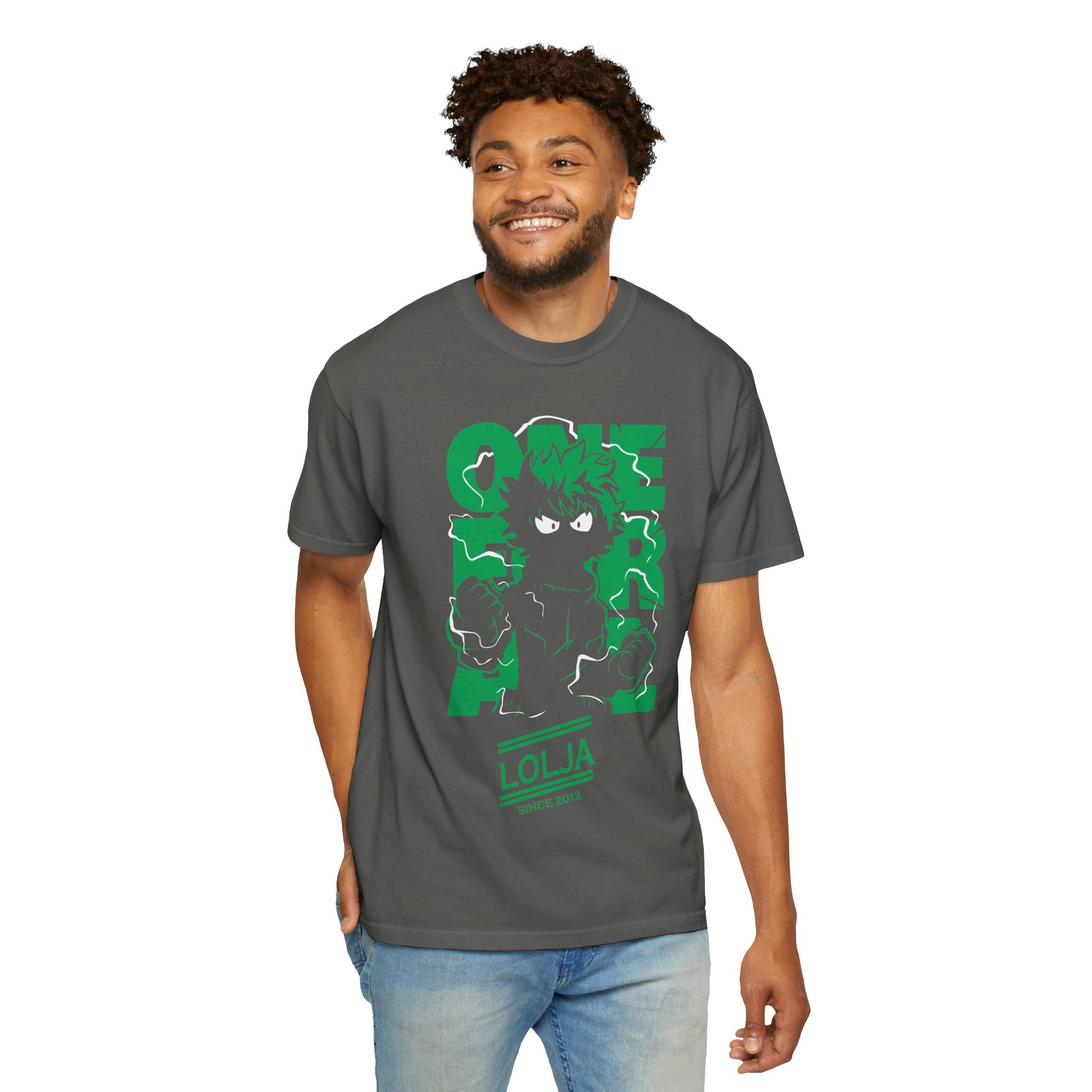 Anime Graphic T-Shirt - Unisex Oversized Classic T-Shirt Dyed Tee for Anime Fans and Streetwear Enthusiasts