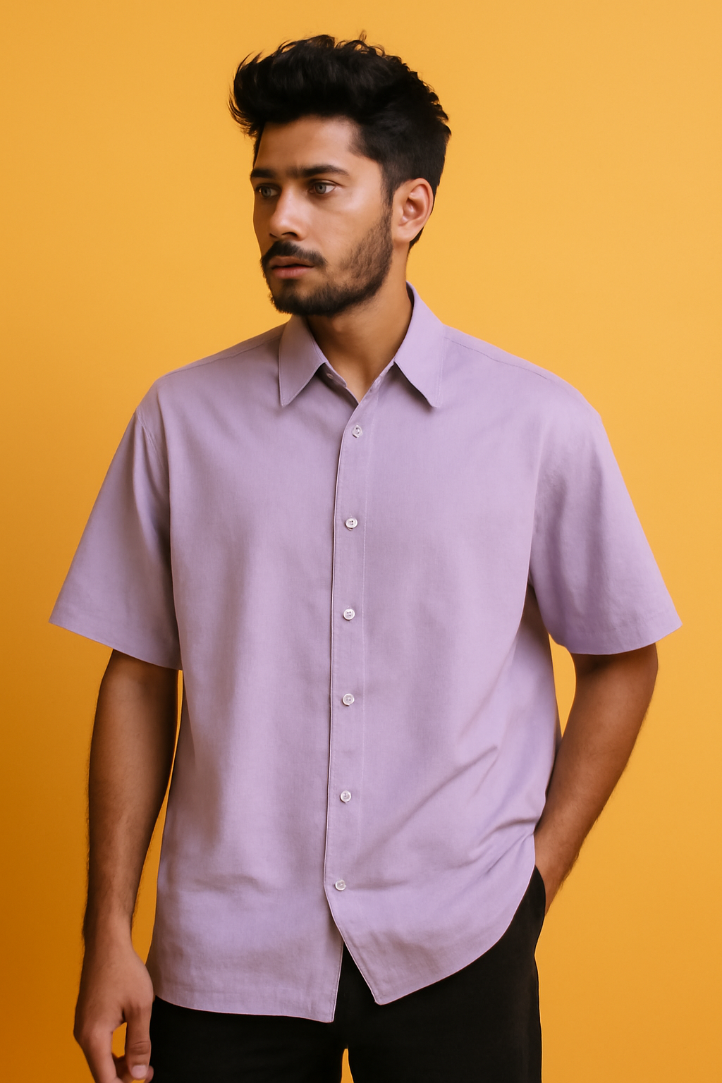 Signature Unisex Oversized Shirt – Soft Hue Collection